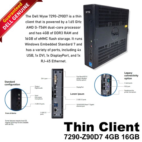 Dell thin client - client, z90d7